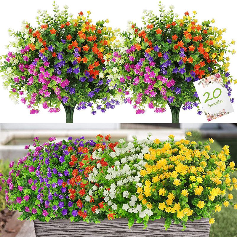 3/6pcs Artificial Plant Flower - Plant Parent Gifts ulasan dan harga