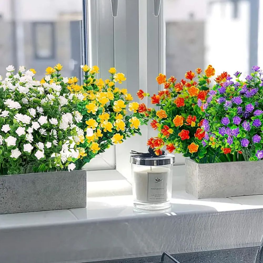3/6pcs Artificial Plant Flower - Plant Parent Gifts ulasan dan harga