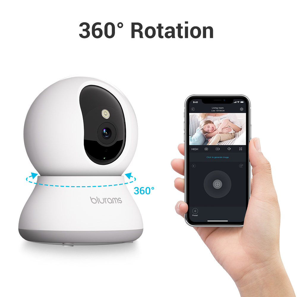blurams Pet Camera 2K, 360° In - Eufy Camera E220 ulasan dan harga