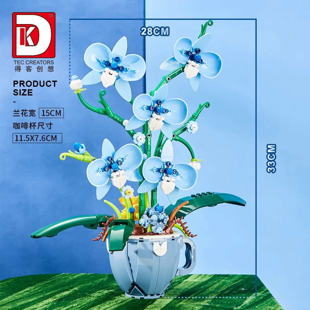 MOC Building Blocks Orchid Flo - Plant Parent Yearly ulasan dan harga