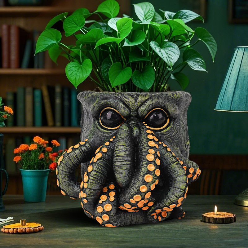 Creative Resin Flower Pot - Ti - Snake Plant Ceramic ulasan dan harga