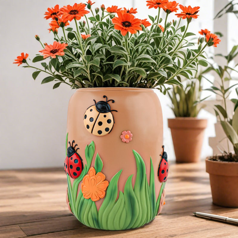 Creative Resin Flower Pot - Ti - Snake Plant Ceramic ulasan dan harga