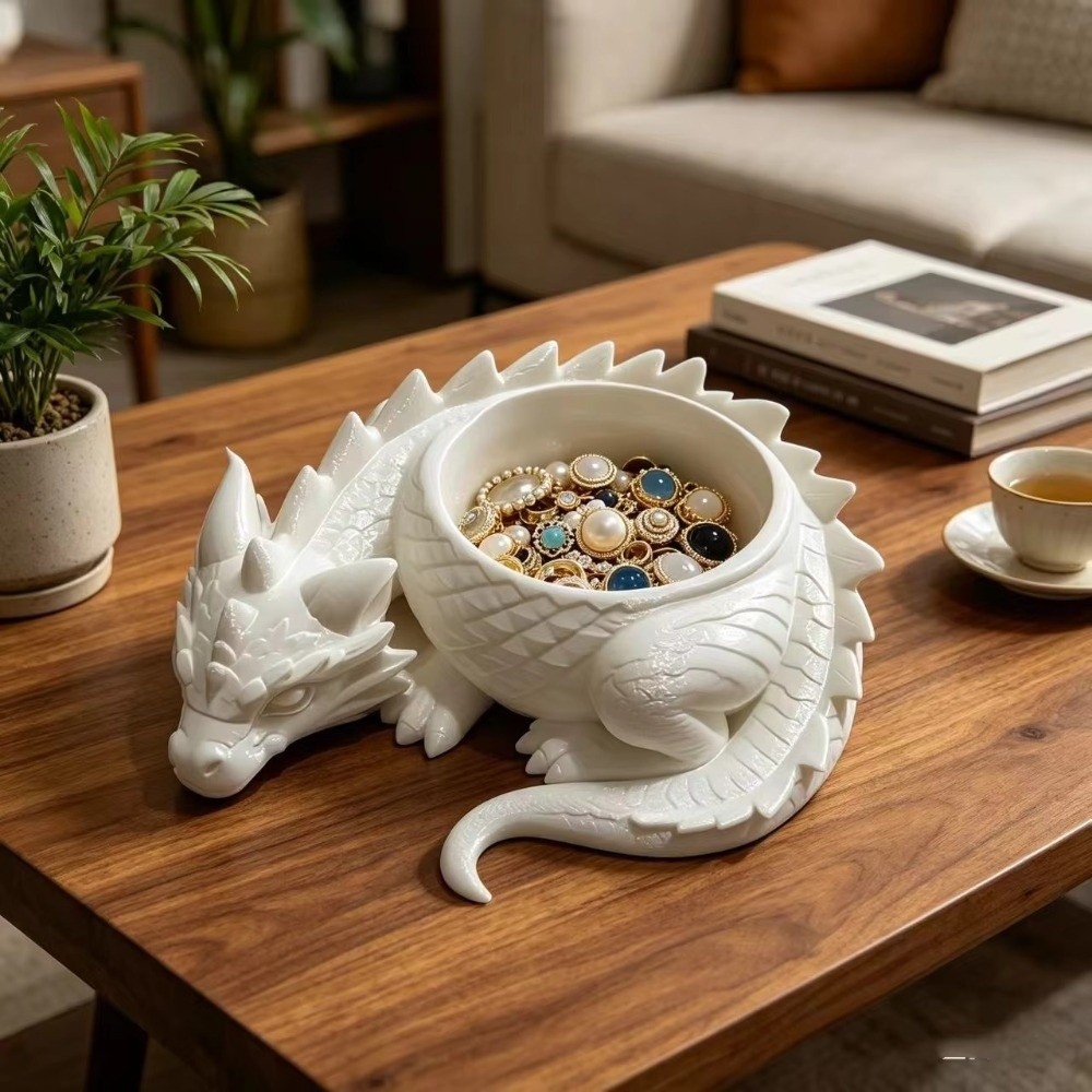 3D Printed Dragon Shaped Plant - Snake Plant Ceramic ulasan dan harga
