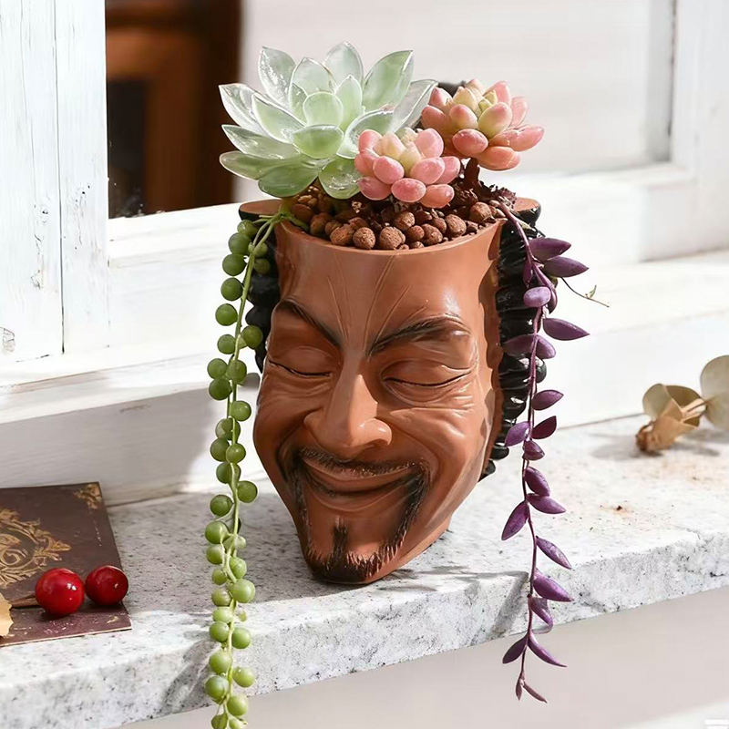 Creative  Style Flowerpot Gree - Snake Plant Ceramic ulasan dan harga