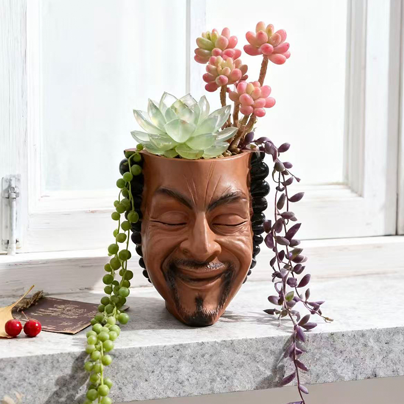 Creative  Style Flowerpot Gree - Snake Plant Ceramic ulasan dan harga