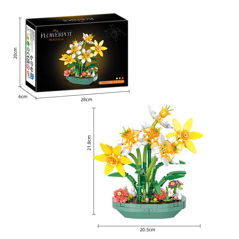 Preserved Daffodil Flower Pott - Plant Parent Yearly ulasan dan harga